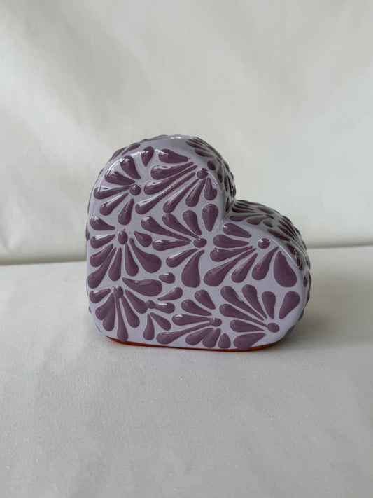 Purple Heart Vase Fan Design