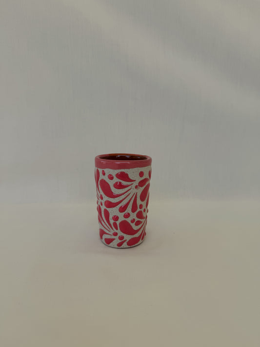 Dark Pink Shot Glass