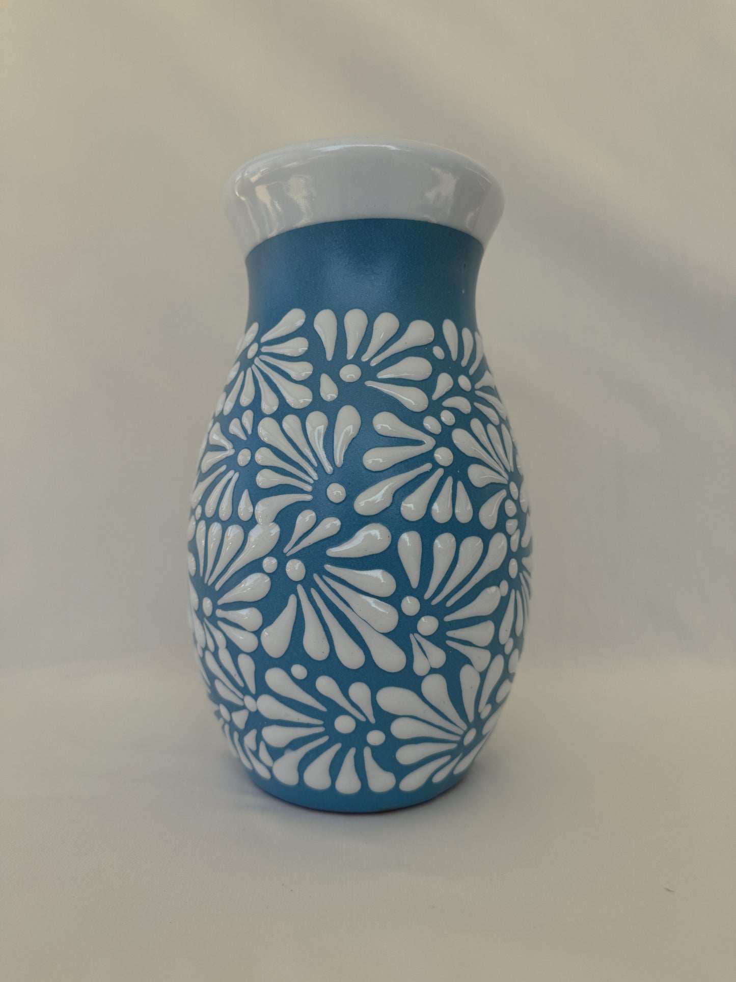 Baby Blue Boliche Vase