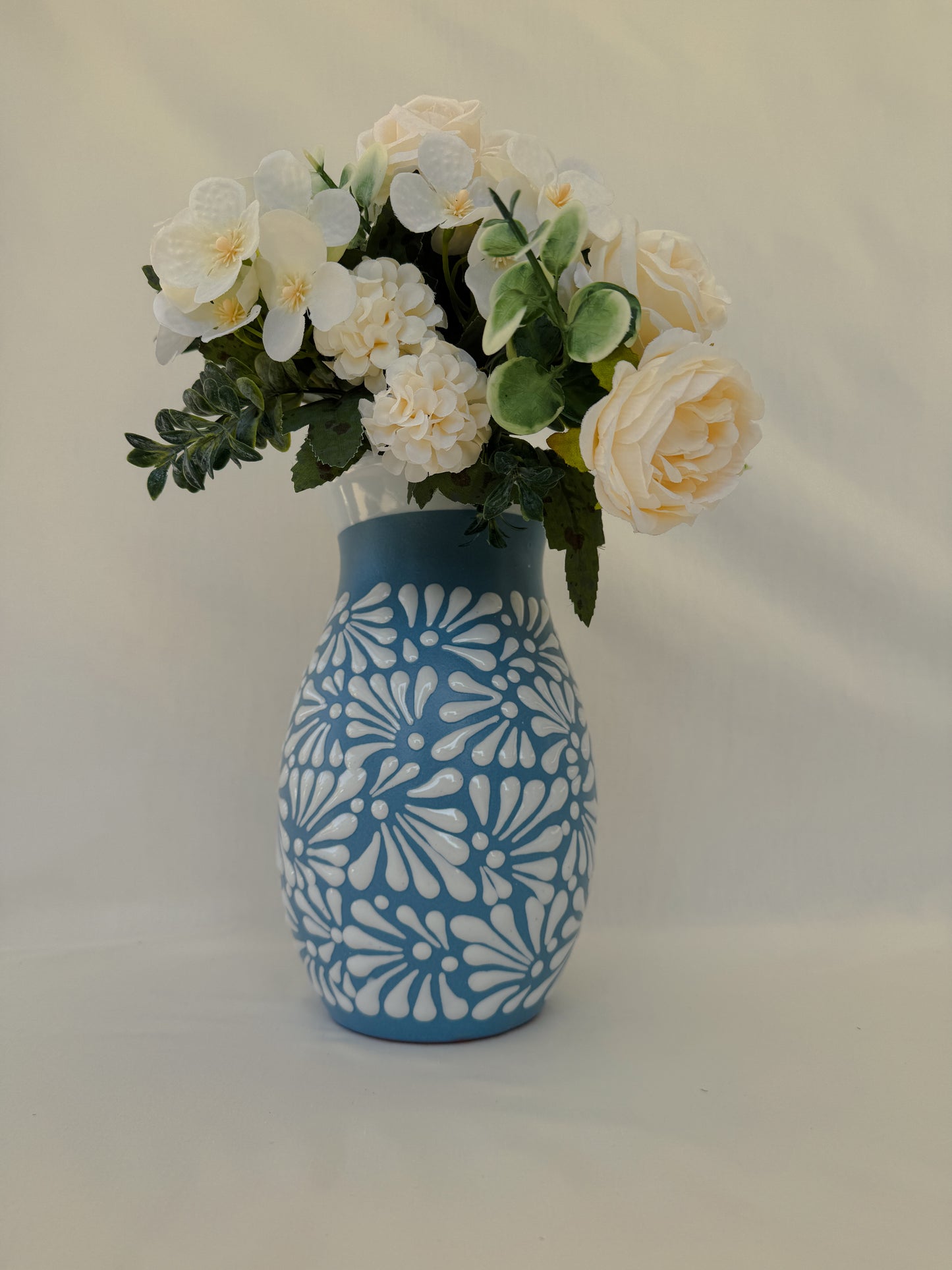 Baby Blue Boliche Vase