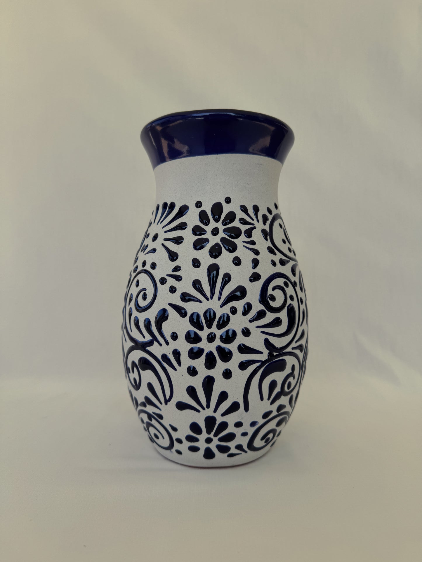 Cobalt Boliche Vase