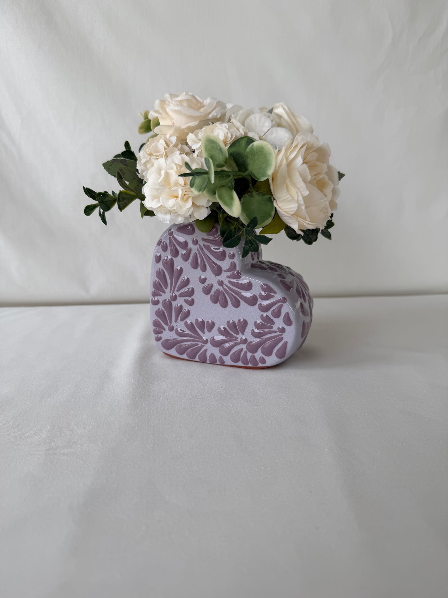 Purple Heart Vase Partial Design