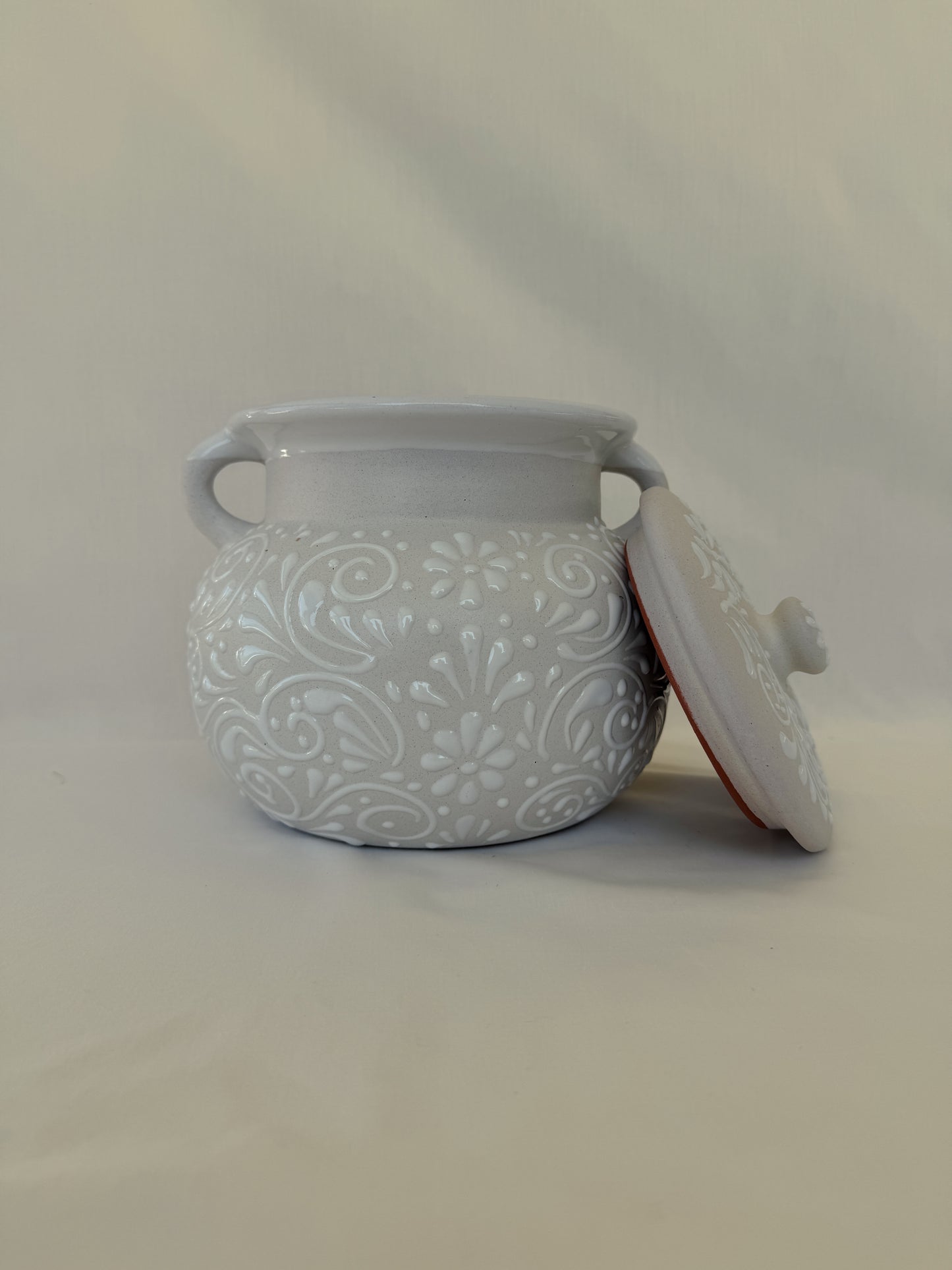 White Decorative Frijolera