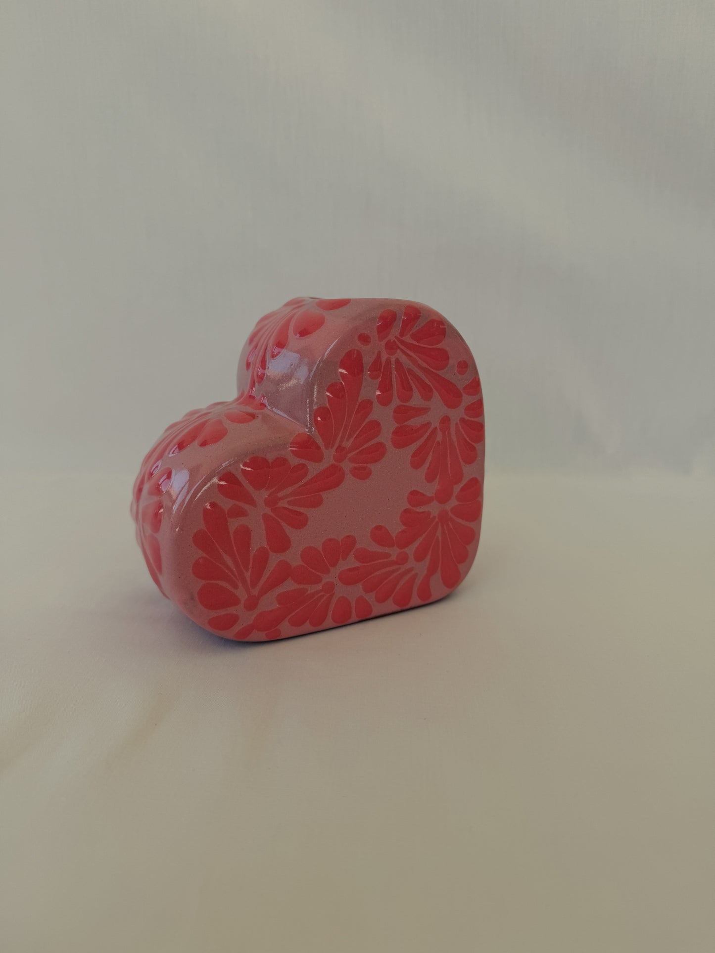 Pink Heart Vase