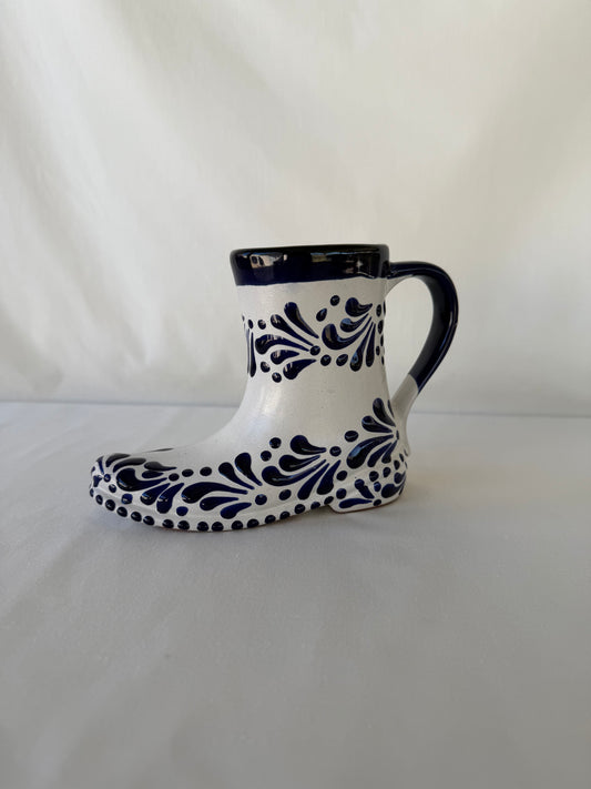 Cobalt Boot Taza