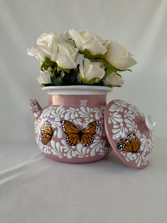 Monarca Pink Decorative Frijolera Medium