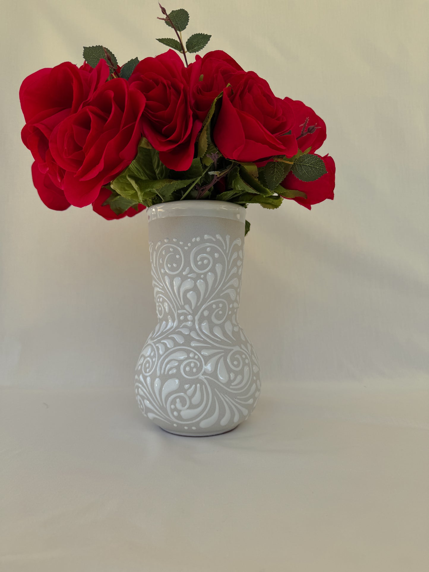 White Medium Vase
