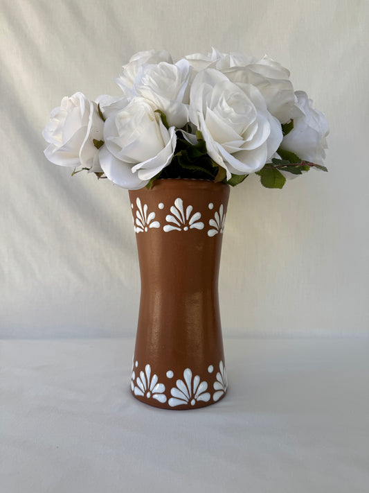 Brown Straight Vase