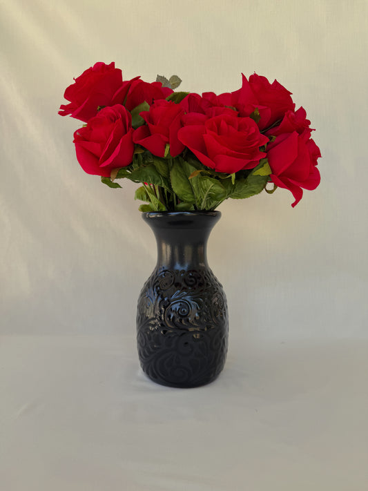 Black Sirena Vase